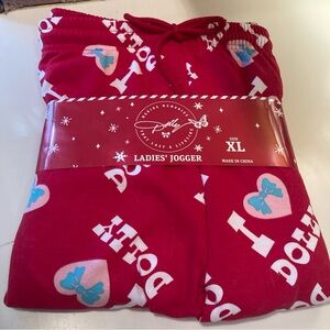 Dolly Red Ladies' Jogger Pajama Pants